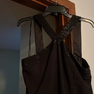 Lovely, black halter style dress